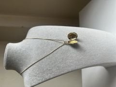 Gold plaka (Alya )  Çelik Kolye