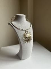 Gold Güneş Kolye