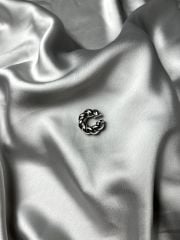 Gümüş Rengi Burgu Model Sıkıştırma(earcuff) Küpe