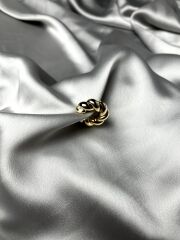 Altın Rengi Burgu Model Sıkıştırma(earcuff) Küpe