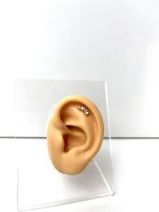 ﻿Taşlı Altın Rengi Piercing
