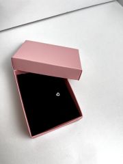 Gümüş Rengi  Beyaz Taşlı Kalp Model  Piercing