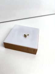 Altın Rengi   Taşlı Göz Model  Piercing