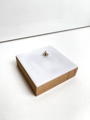 Altın Rengi   Taşlı Göz Model  Piercing