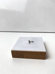 Gümüş Rengi Taşlı Model Piercing