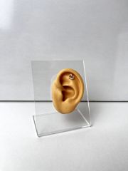 Altın Rengi Kalpli Piercing