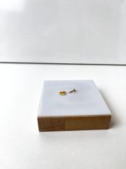 Altın Rengi Kalpli Piercing