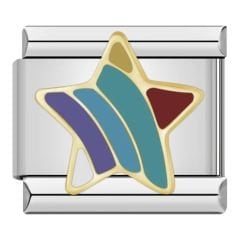 Renkli Yıldız Figürlü Charm