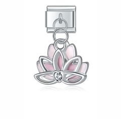 Lotus Çiçek  Figürlü Sallantılı Charm