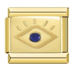 Gold göz Figürlü Charm