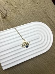 Altın Rengi Kamera/Uçak/Dünya Figürlü Kolye