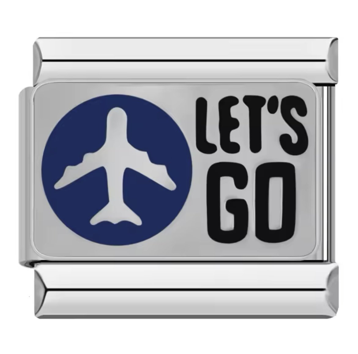 Let’s Go Yazılı Charm