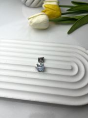 Mavi Kelebek Figürlü Charm
