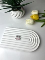 Pembe Taşlı Kelebek Charm