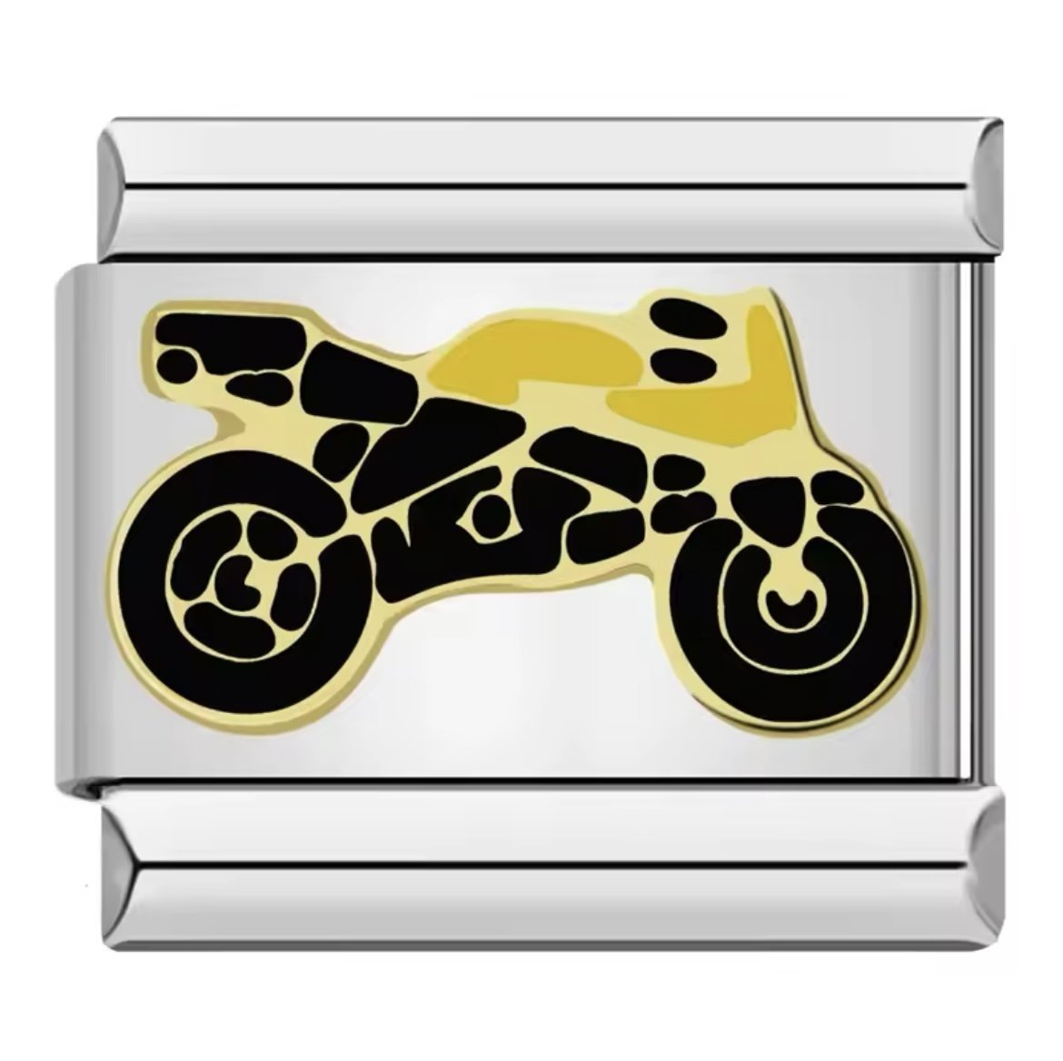 Sarı Motor Figürlü Charm