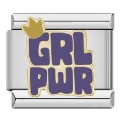 Grl Power Yazılı Charm