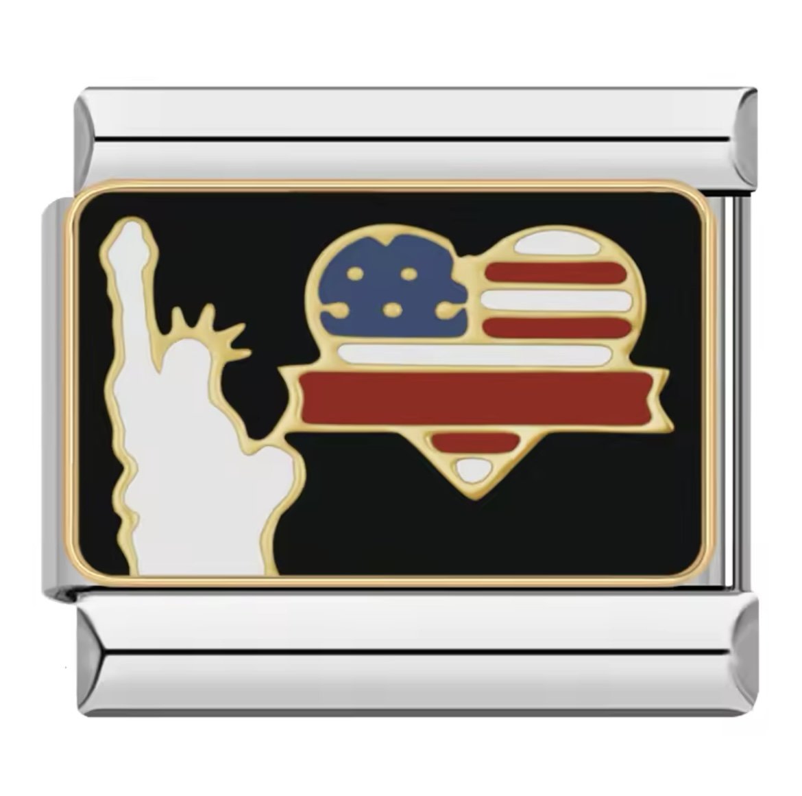 USA Bayraklı Charm