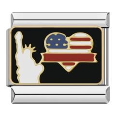 USA Bayraklı Charm